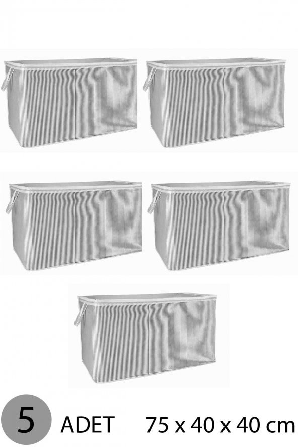 YASTIK HURCU MAXİ HURÇ 75x40x40 cm GRİ - 5 ADET ürün görseli 1