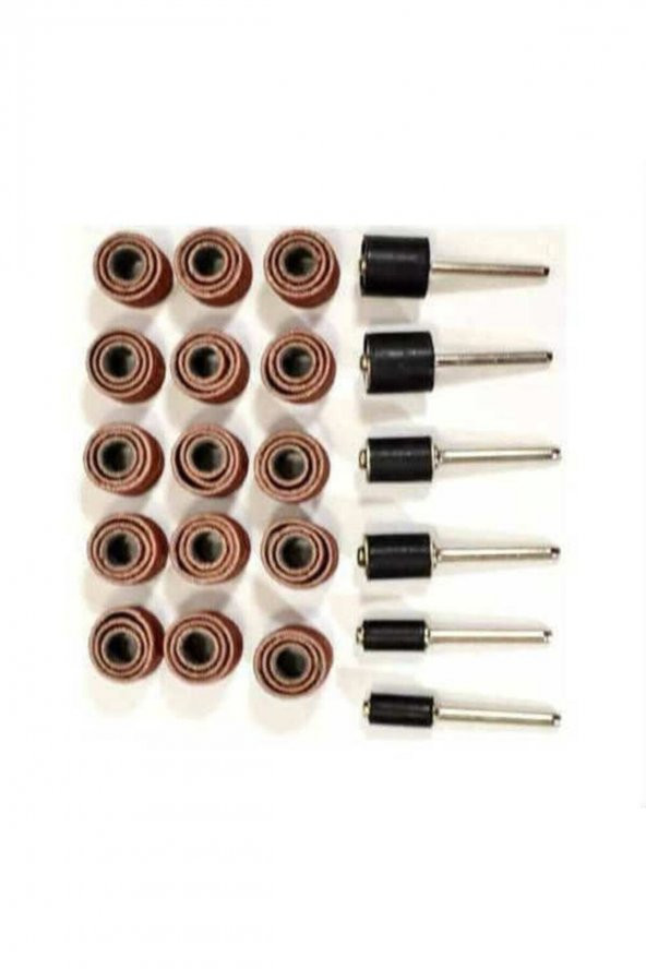51 Parça Zımparalama Seti Ahşap Zımpara Seti Dremel Gravür Zımpara Seti Hobi Zımpara Seti - 4