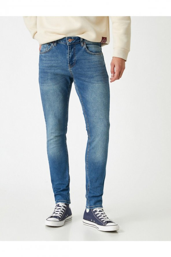 KOTON Skinny Fit Kot Pantolon - Michael Jean - 3