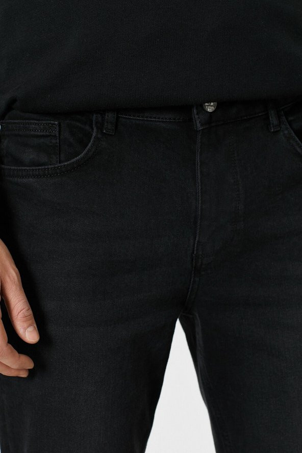 KOTON Erkek Siyah Jean - 5