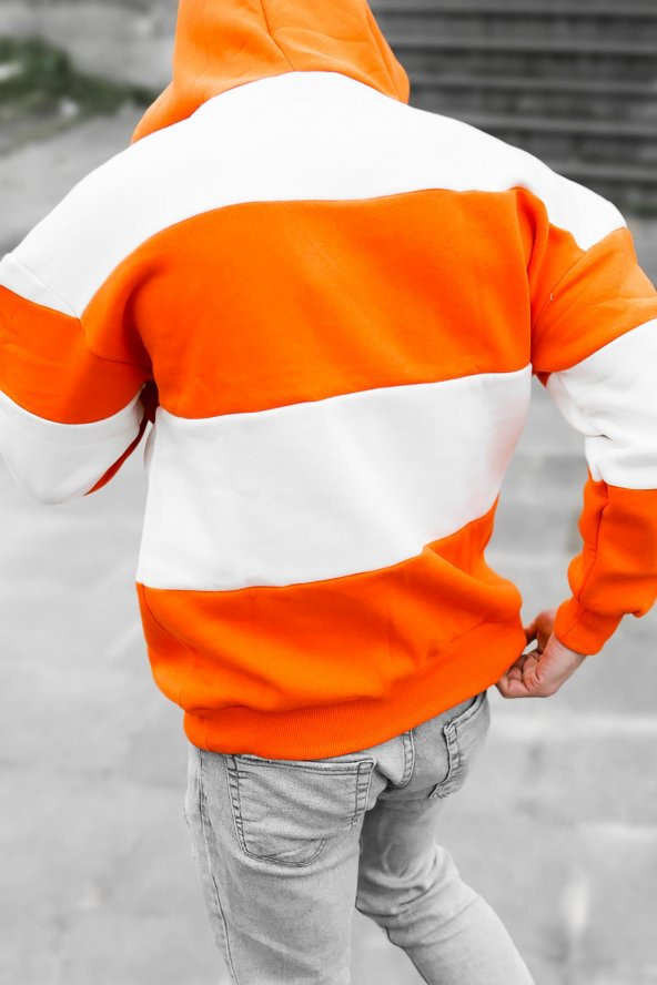 Kalın Kapüşonlu Sweatshirt - Resim 8