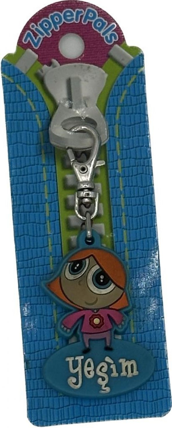 Zipper Pals Fermuar Aksesuarı Yeşim