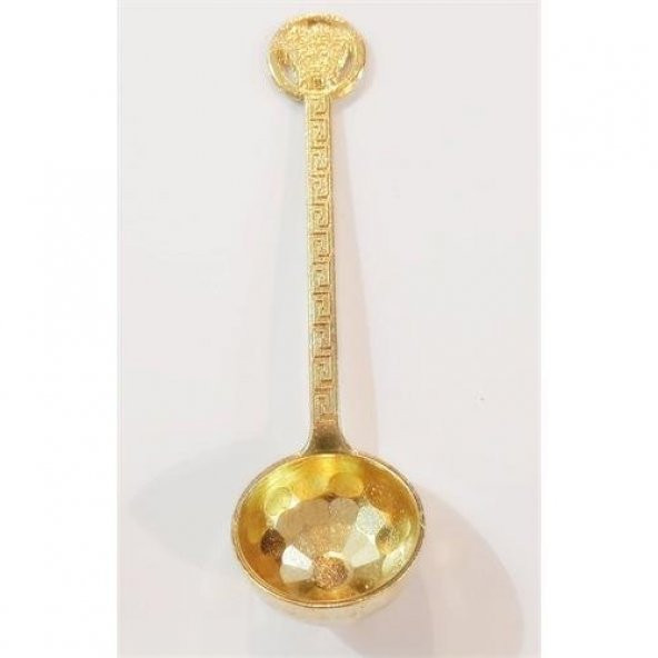 El Yapımı Gold 3 lü Şeker ve Ölçü Kaşığı Seti
