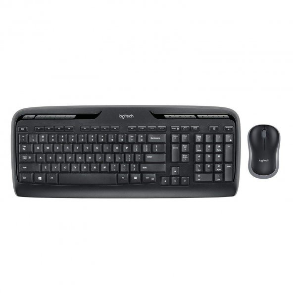 Logıtech Mk330 Türkçe Kablosuz Multimedya Siyah Q Klavye+mouse Set