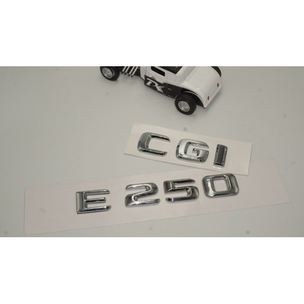 Benz E 250 CGi Bagaj Krom Metal 3M 3D Yazı Logo - Resim 2