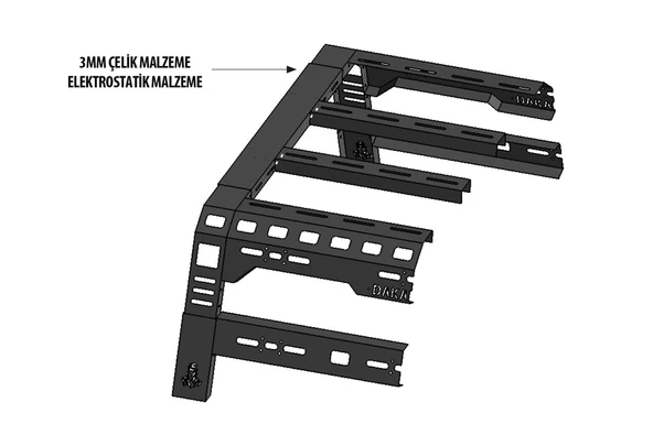 Ford Ranger Dakar Çadır Rollbarı Bed Rack 2006-2010 Arası - 10