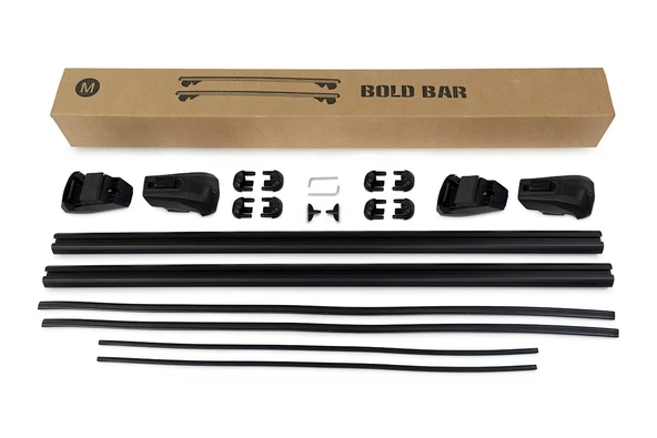 Fiat Egea Bold Bar V2 Ara Atkı Siyah 2 Parça 120cm 2015 ve Sonrası - 3