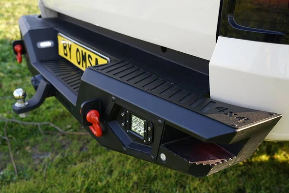 OMSA Ford Ranger Dakar V2 Çelik Arka Tampon Ledli Sensörlü-Sensörsüz 2011-2022 Arası - 11