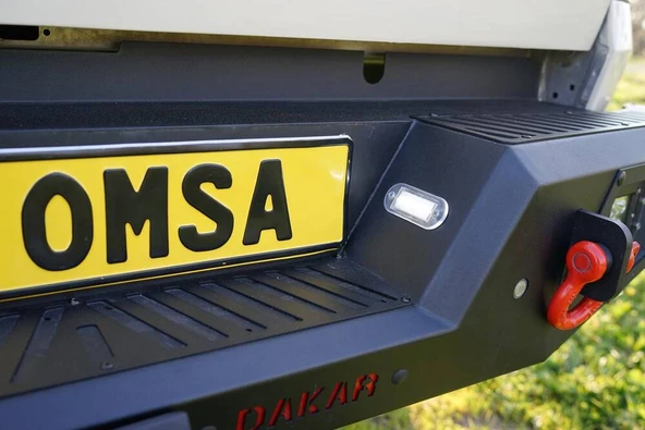 OMSA Ford Ranger Dakar V2 Çelik Arka Tampon Ledli Sensörlü-Sensörsüz 2011-2022 Arası - 12