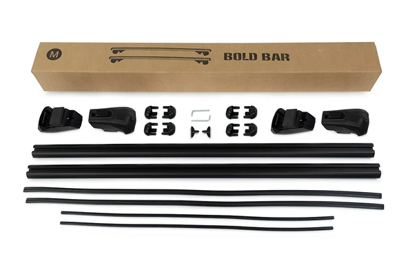 Honda CR-V Bold Bar V2 Ara Atkı Siyah 2 Parça 127cm 2017 ve Sonrası - 3