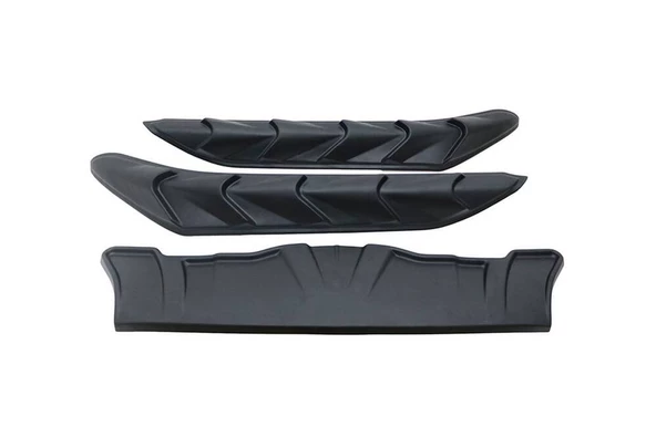 OMSA Mercedes X-Class Dragon Ön Kaput Rüzgarlığı 3 Parça 2017 ve Sonrası - Resim 3