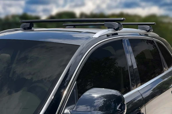 Nissan Qashqai Bold Bar V2 Ara Atkı Siyah 2 Parça 127cm 2007-2014 Arası - Resim 4