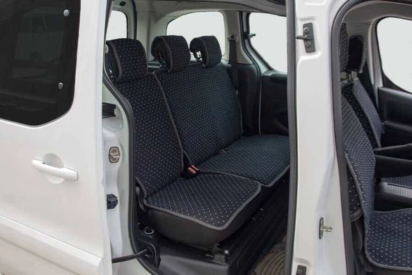 OMSA Renault Kangoo 2 Terletmez Minder Kılıf Set Etekli 9 Parça 2008 ve Sonrası - 2
