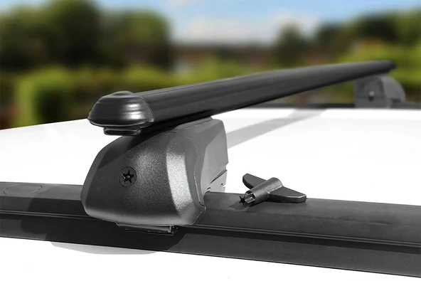 Volvo V90 Bold Bar V2 Ara Atkı Siyah 2 Parça 127cm 2016 ve Sonrası - 6