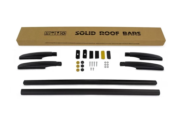 OMSA VW Caddy Solid Tavan Çıtası Siyah Uzun Şase 2021 ve Sonrası - Resim 3