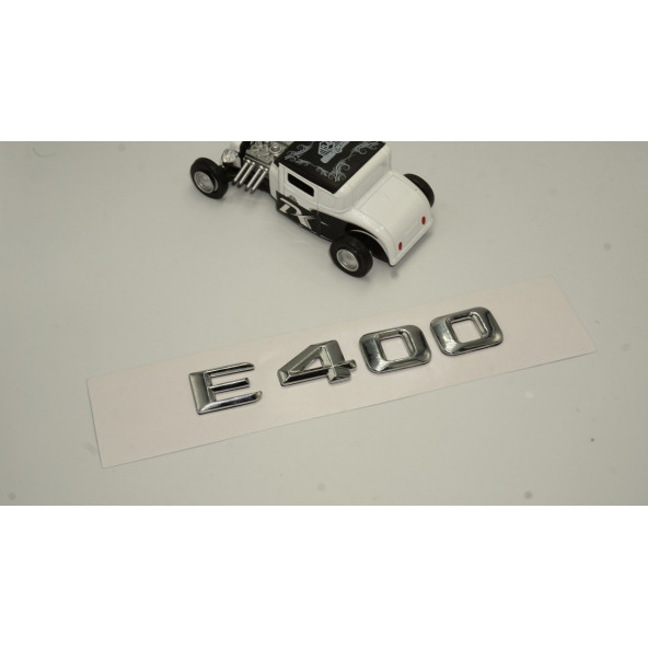 Benz E400 Bagaj Krom Metal 3M 3D Yazı Logo - 2