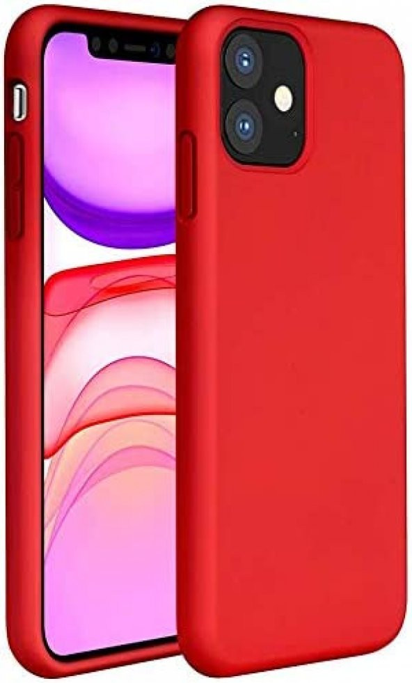 Iphone 11 Lansman içi Kadife Silikon Kılıf - 4