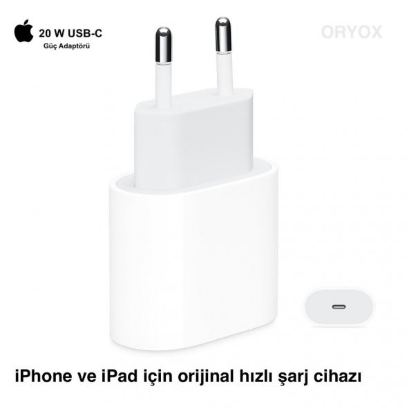 Orjinal Apple Iphone 12 Pro 20W Hızlı Şarj Aleti Seti Usb-C - 5