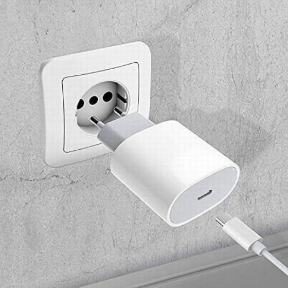 Orjinal Apple Iphone 12 20W Hızlı Şarj Aleti Seti Usb-C - 4
