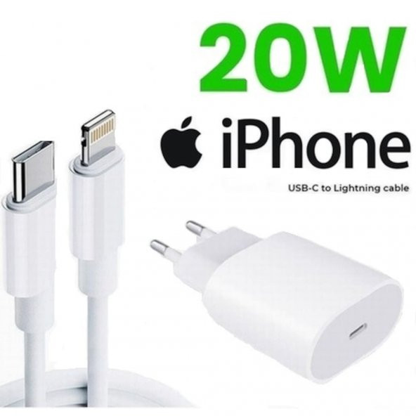 Orjinal Apple Iphone 11 20W Hızlı Şarj Aleti Seti Usb-C (542146283)