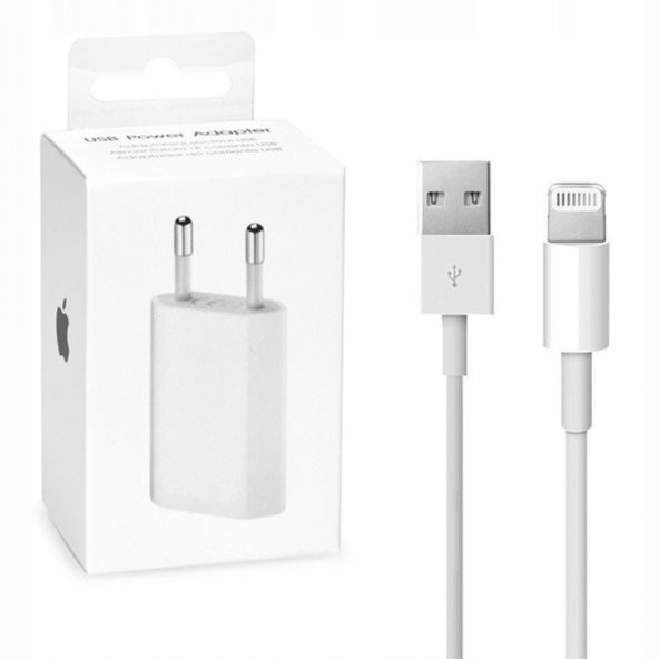 Apple Iphone 5C Usb 5W Şarj Cihaz Md813Zm-A + Md818Zm-A - 2