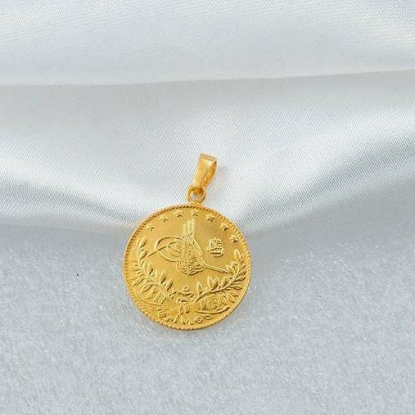 Imitasyon Tam Reşat Altin Görünümlü Kolye Ucu - 2