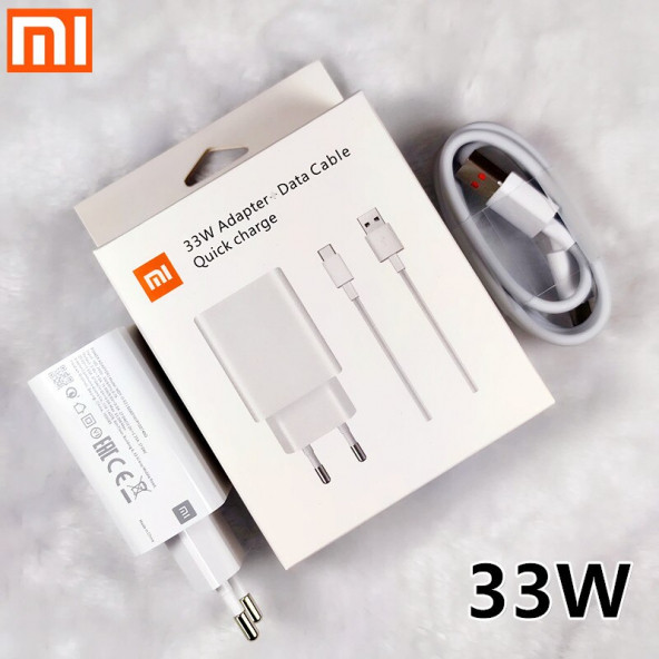Orjinal Xiaomi 33W 5A Turbo Şarj Cihazı Aleti Seti + Type C Kablo - 4