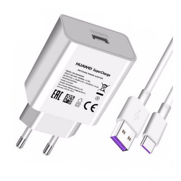 Huawei Mate X Supercharge 40W 4A Hızlı Şarj Aleti + Type-C Kablo (536689471)