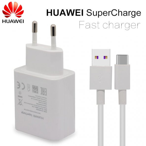 Huawei P20 Pro Supercharge 40W 4A Hızlı Şarj Aleti + Type-C Kablo (536684964) - 9