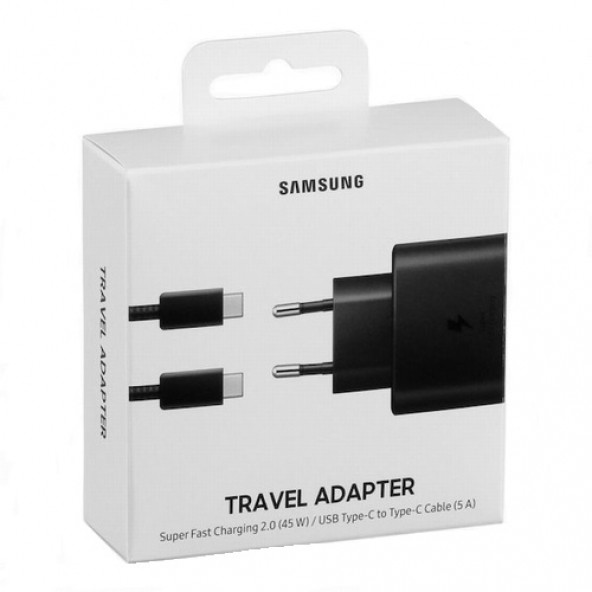 Samsung Galaxy Z Flip 3 Orij. 45W Type-C Hızlı Şarj Cihazı Siyah - 7