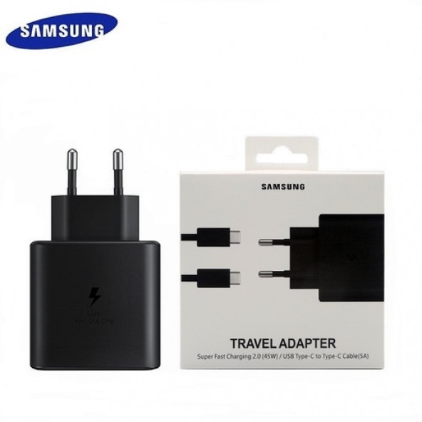 Samsung Galaxy Z Flip 3 Orij. 45W Type-C Hızlı Şarj Cihazı Siyah - 8