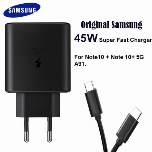 Samsung Galaxy Z Flip 3 Orij. 45W Type-C Hızlı Şarj Cihazı Siyah - 10