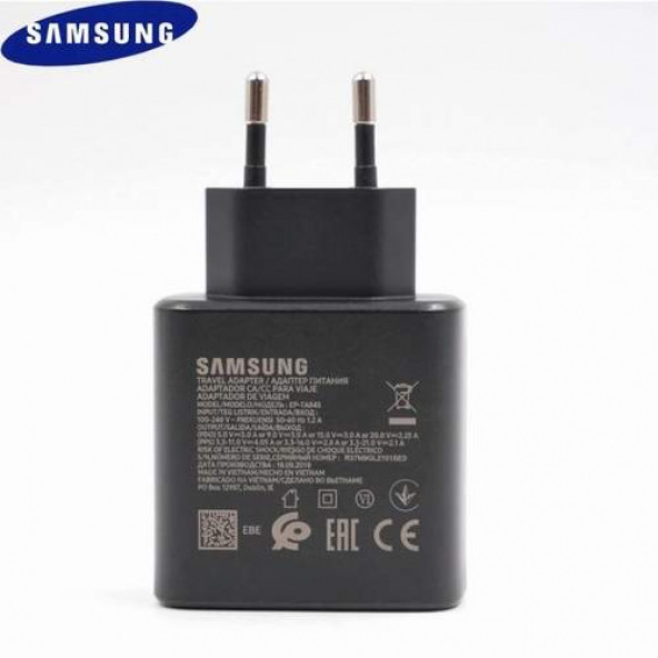 Samsung Galaxy Z Flip 3 Orij. 45W Type-C Hızlı Şarj Cihazı Siyah - 11