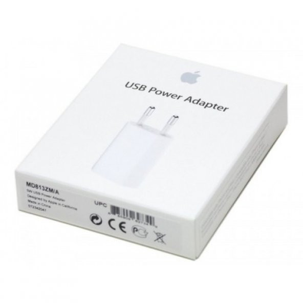 Orjinal Apple Iphone 8 Plus Usb 5W Şarj Cihaz Ve Kablosu 1 METRE KABLO - 6
