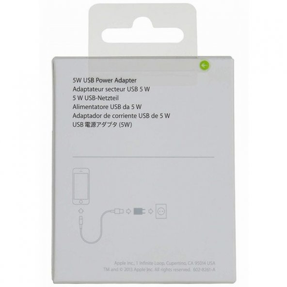 Orjinal Apple Iphone 8 Plus Usb 5W Şarj Cihaz Ve Kablosu 1 METRE KABLO - 5