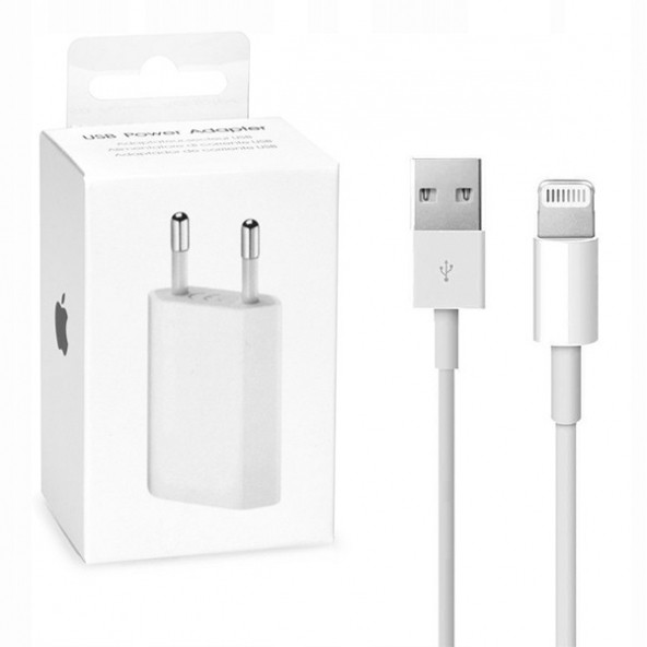Orijinal Apple Iphone 6 7 8 Usb 5W Şarj Cihaz Ve Kablosu 1M (536123547) - 6