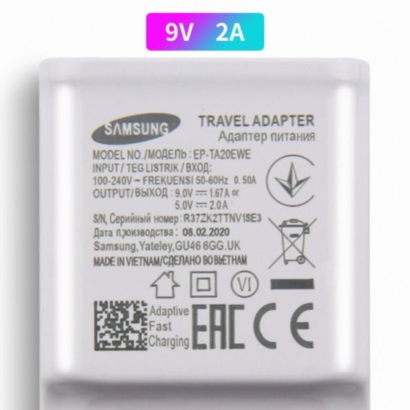 Orijinal Samsung A03S Type-C 2A Hızlı Şarj Cihazı Ep-Ta20Ebe (534864406) - 2
