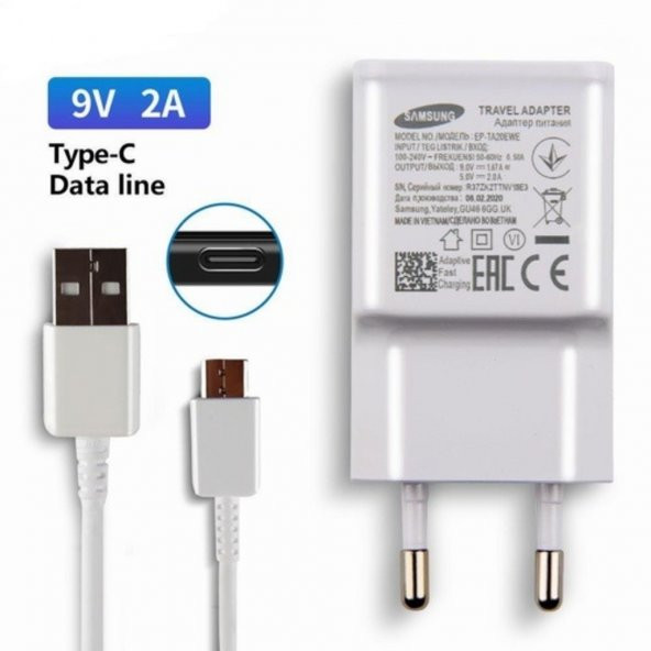 Orijinal Samsung M40 Type-C 2A Hızlı Şarj Cihazı Ep-Ta20Ebe