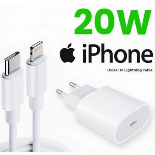 Apple Iphone 13 12 11 Pro Orijinal Şarj Aleti Adaptör+Başlık 20W (534790494)