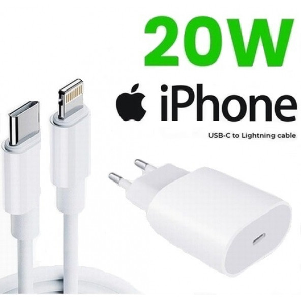 Orjinal Apple Iphone 8 Plus 20W Hızlı Şarj Aleti Seti Usb-C (534790459)