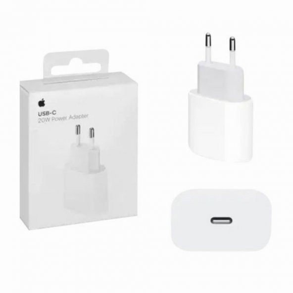 Orjinal Apple Iphone 12 Pro Max 20W Hızlı Şarj Aleti Seti Usb-C + 1Metre Kablo