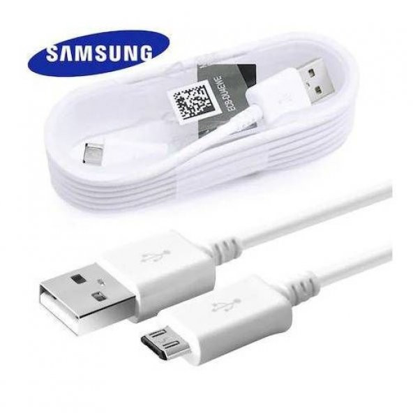 Samsung Galaxy S3 I9300 Micro Usb Orijinal Kablo 1M Beyaz (534625617) - 4