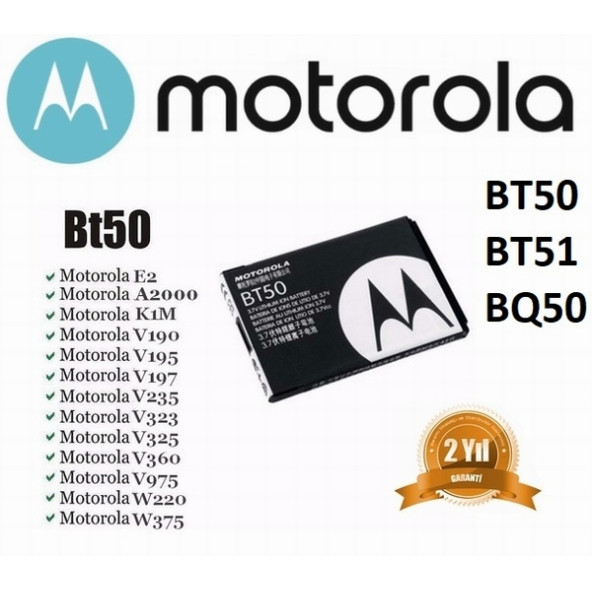 Motorola BQ50 BT50 BT51 CFNN1037 SNN5766A SNN5771A SNN5804A SNN5814A Battery