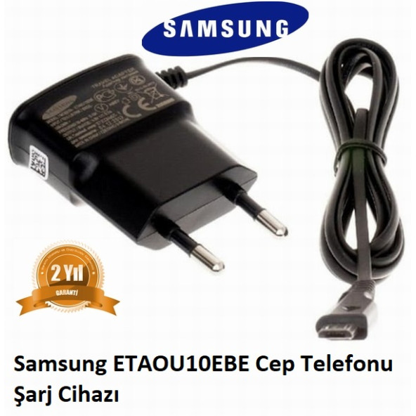 Samsung ETAOU10EBE Cep Telefonu Şarj Cihazı - 1
