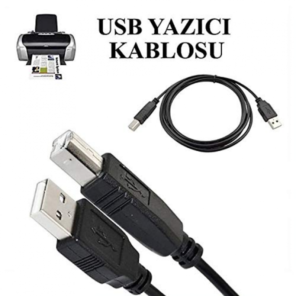 Usb 2.0 Prınter Kablosu 80Cm - 4