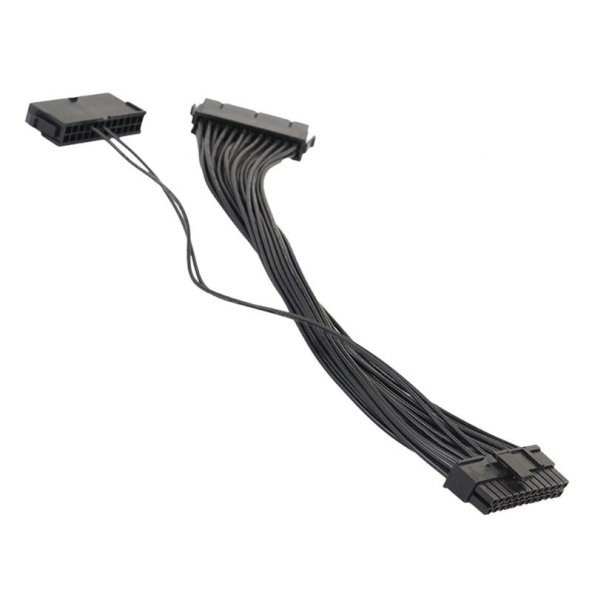30Cm 18Awg Psu Güç Kaynağı 24 Pin Atx Anakart Adaptör Kablosu Btc - 1