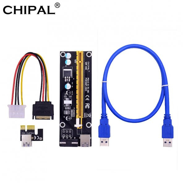 Ver006S Usb 3.0 Pcı-E 1X - 16X Genişletici Yükseltici Riser Kart - 1