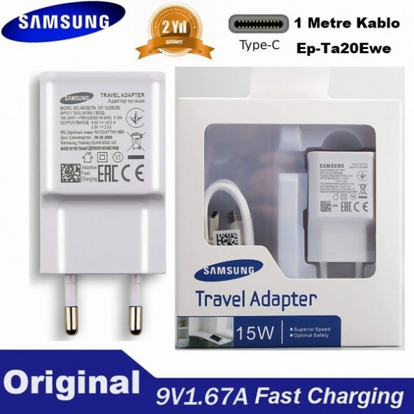Orijinal Samsung Galaxy C7 Pro Ep-Ta20Ewe Şarj Aleti + Type C Kab - 6