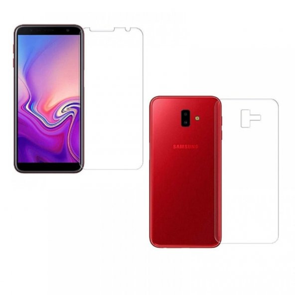 Samsung Galaxy J6 Plus Cep Telefonu Ön + Arka 9H Nano Esnek Ekran