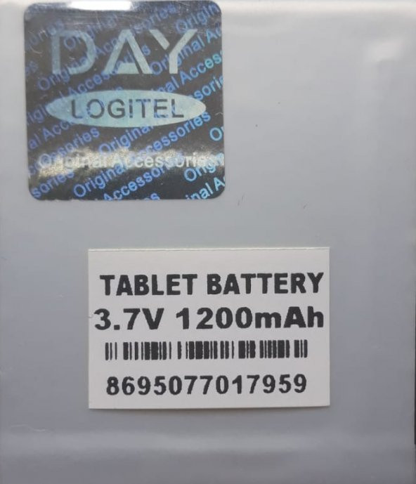 Oem Tablet Batarya Pil 3.7V 1200Mah 2 Kablo 40X55X2Mm